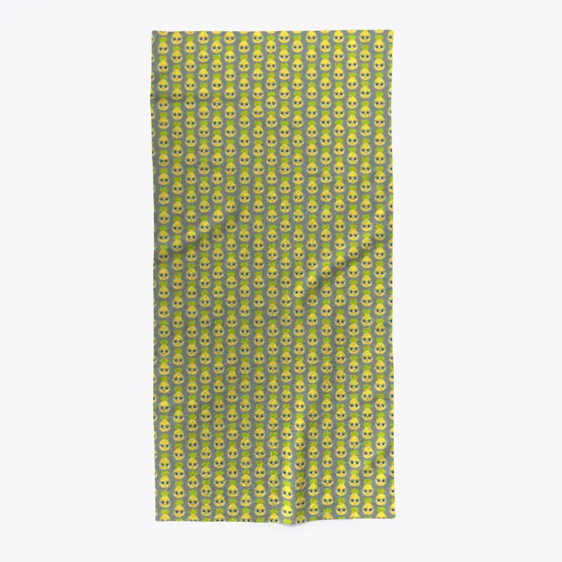 Penelope Pineapple Beach Towel