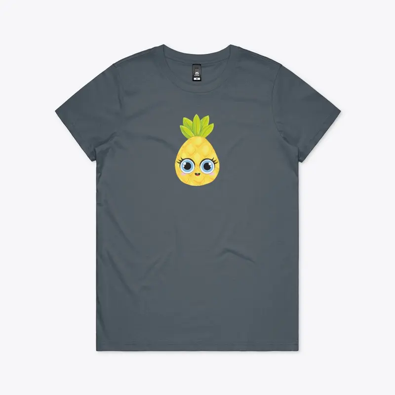 Penelope Pineapple Women's Maple Tee