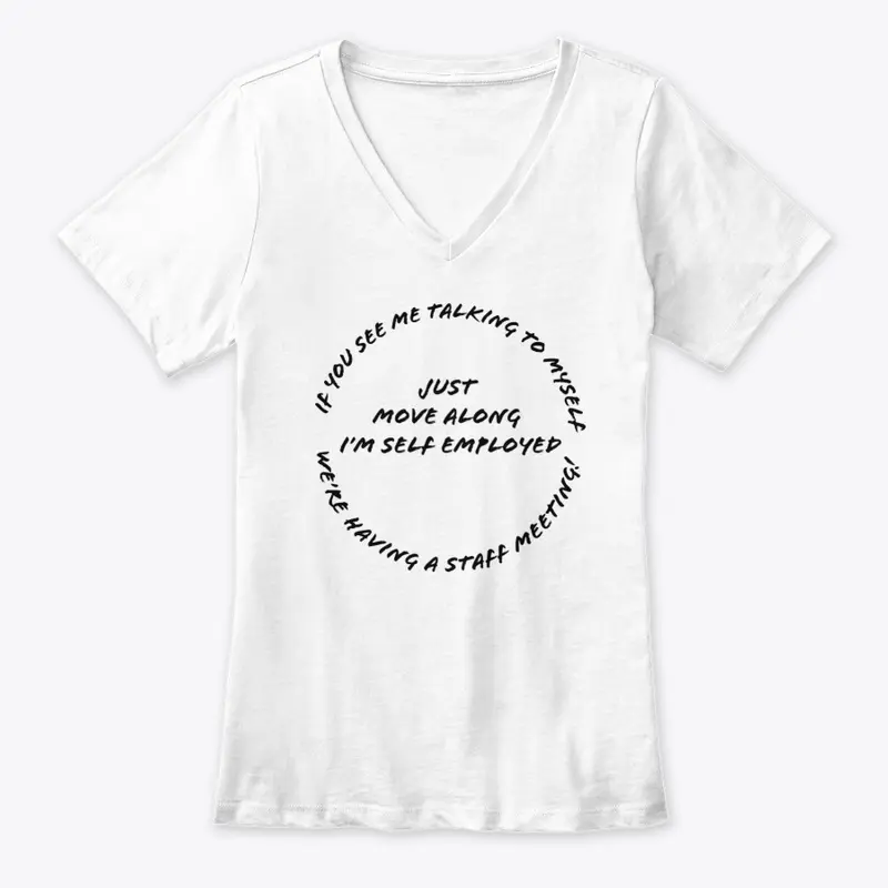 Self employed Women's premium V-Neck