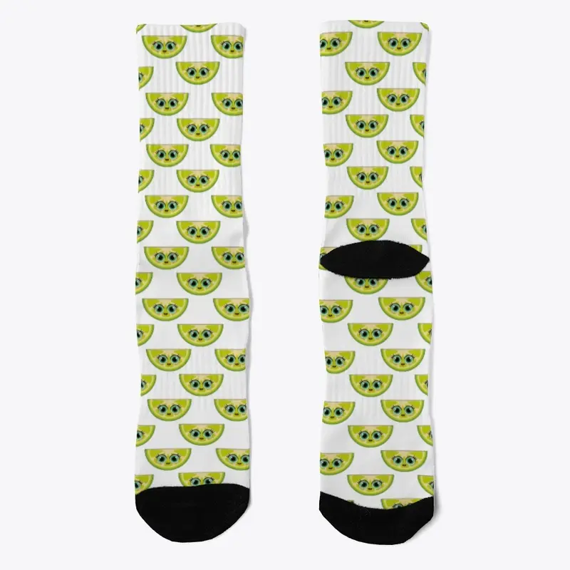  Lionel Lime Crew Socks