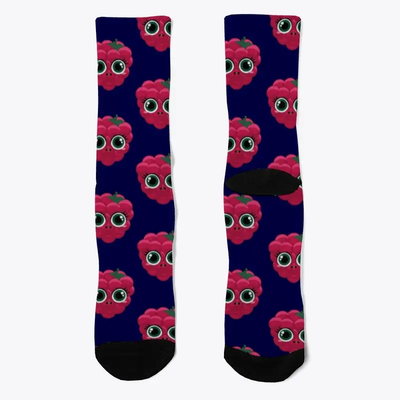 Ruby Raspberry Crew Socks