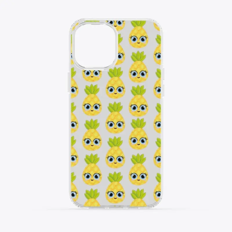 Penelope Pineapple Clear iPhone Case