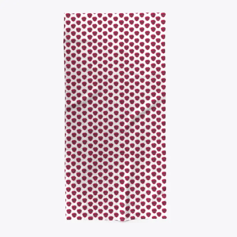 Ruby Raspberry Beach Towel