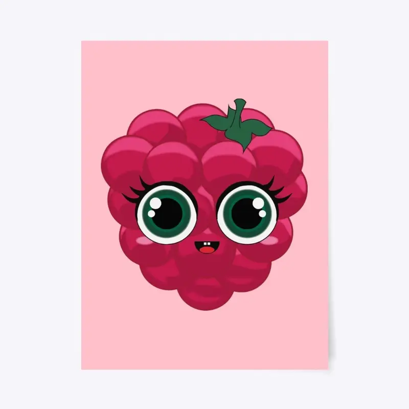 Ruby Raspberry Poster 18" x 24"