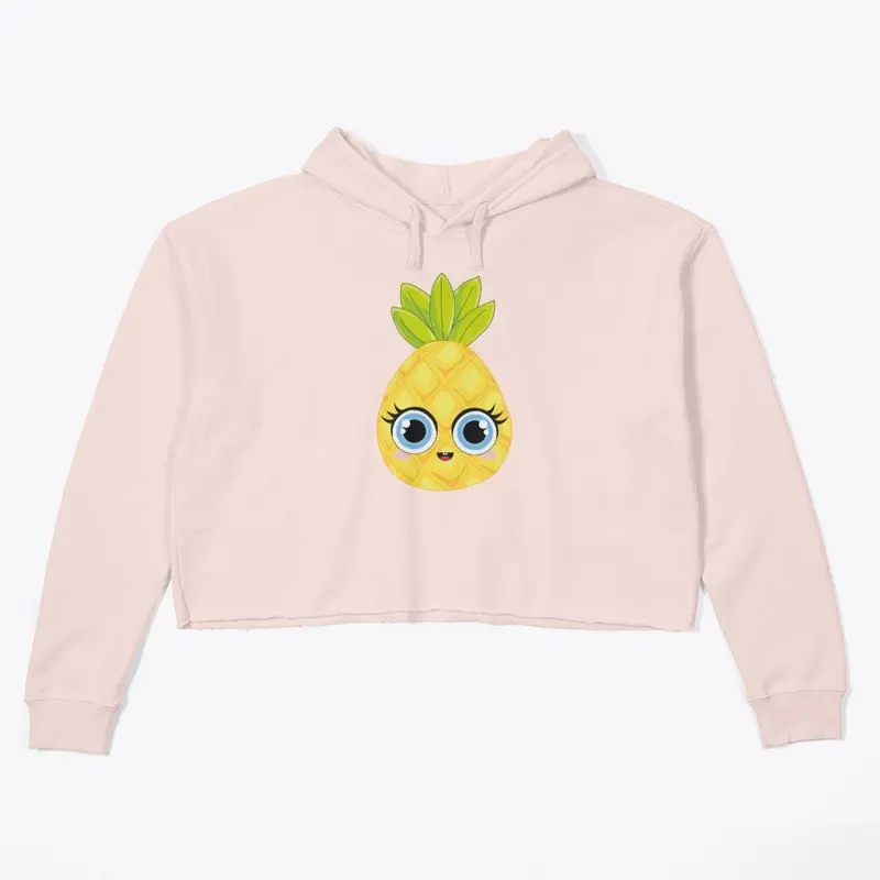 Penelope Pineapple Crop Hoodie