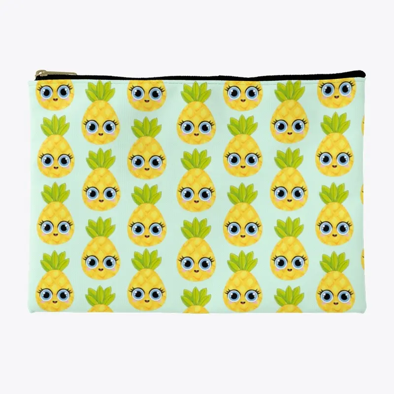 Penelope Pineapple Accessory Pouch