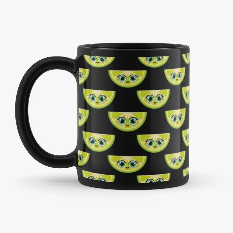 Lionel Lime Black Mug