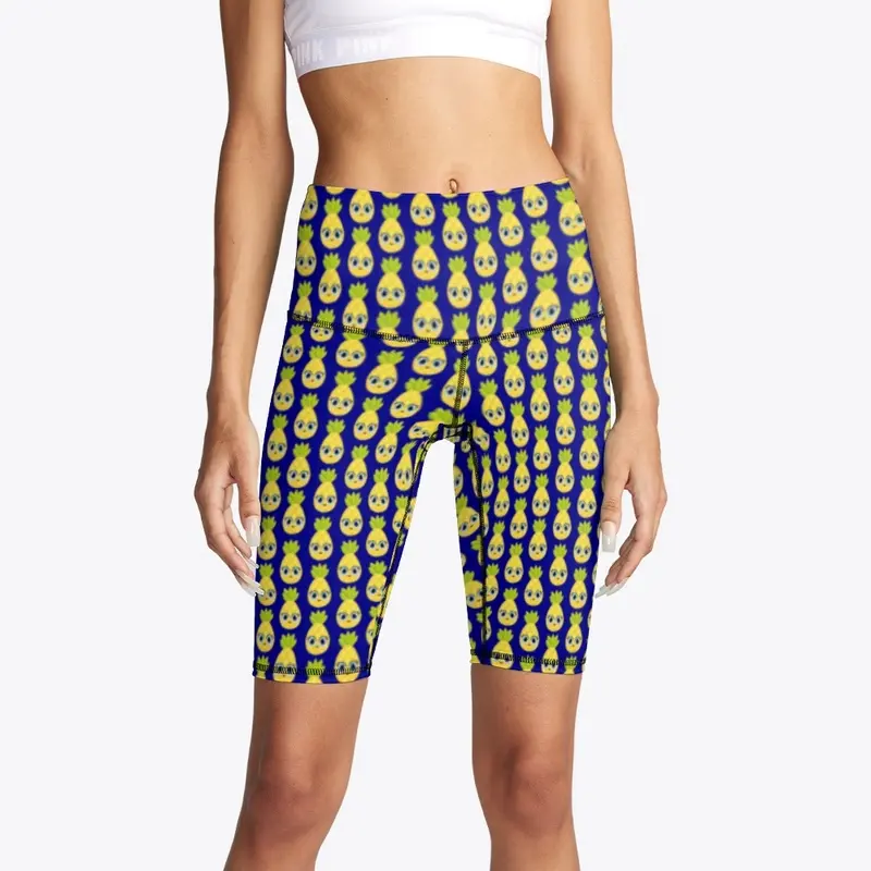 Penelope Pineapple Bike Shorts