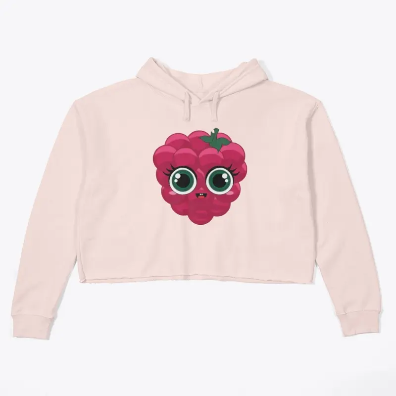 Ruby Raspberry Crop Hoodie