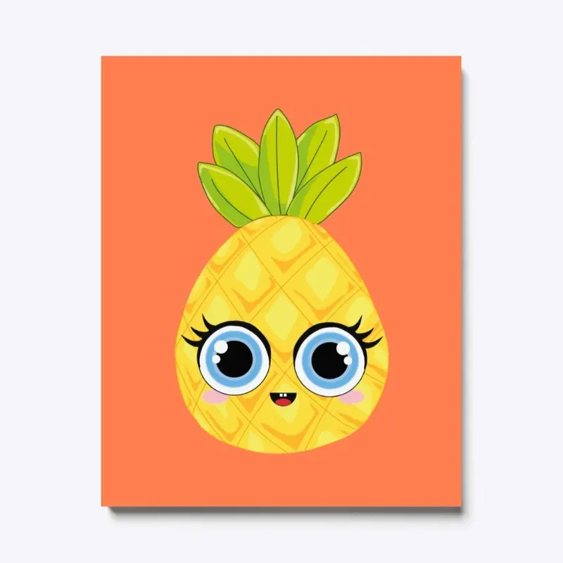 Penelope Pineapple Canvas