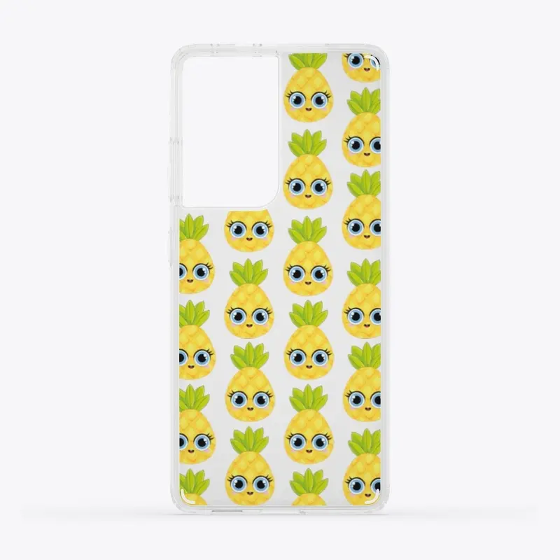 Penelope Pineapple Clear Samsung Case