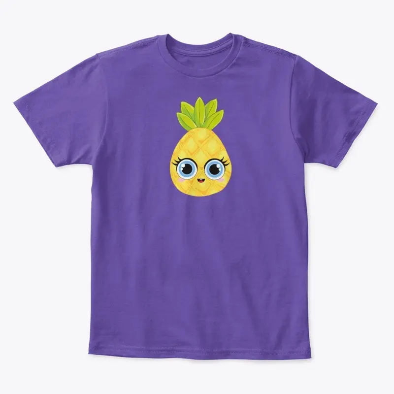 Penelope Pineapple Kids Pullover Hoodie