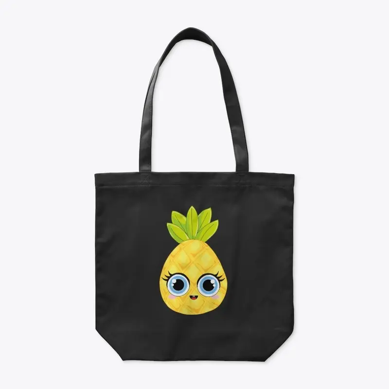 Penelope Pineapple Organic Tote Bag