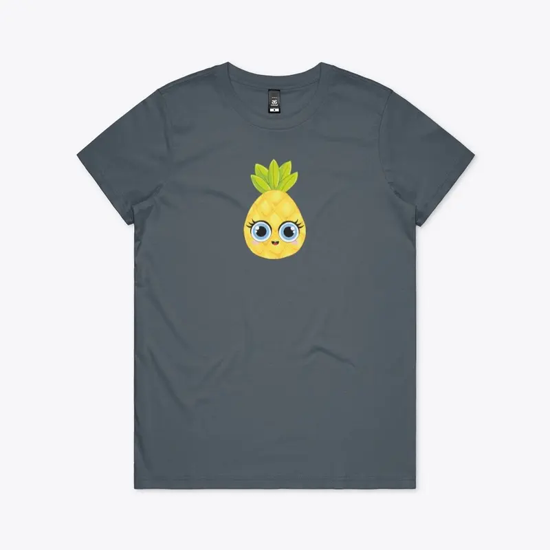 Penelope Pineapple Women's Maple Tee